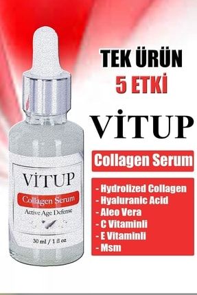 COLLAGEN COMPLEX SERUM Hydrolize Collagen + C Vitamini + Hyaluronik Asit + Aloe Vera COLLAGEN SERUM