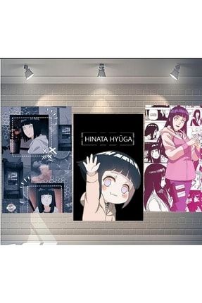 Hinata Hyuga Poster 3 Adet 30*42 Cm Poster Özel Tasarım Kuşe Kağıt Baskılı posterüçlü617