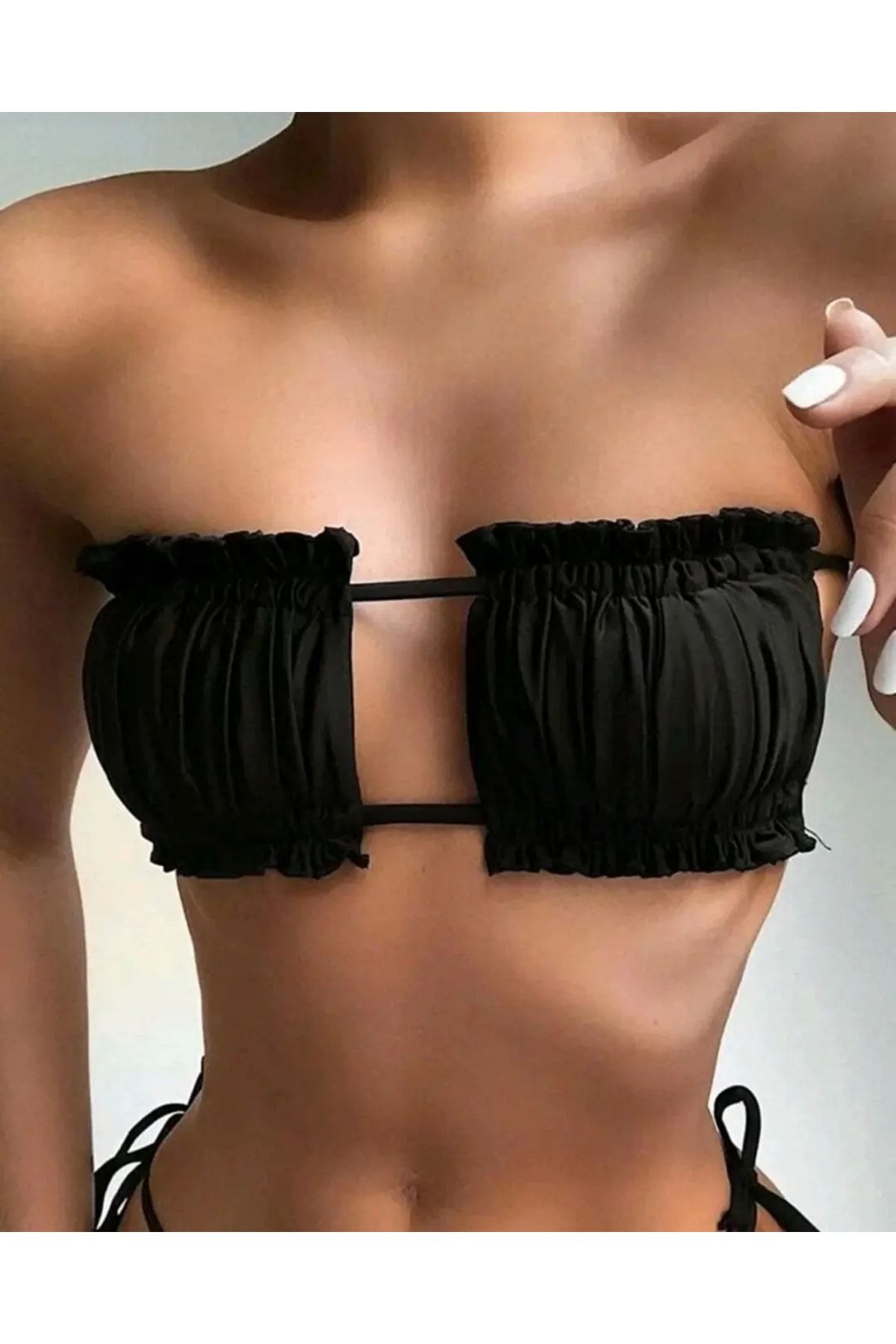 Kare Bikini Üstü