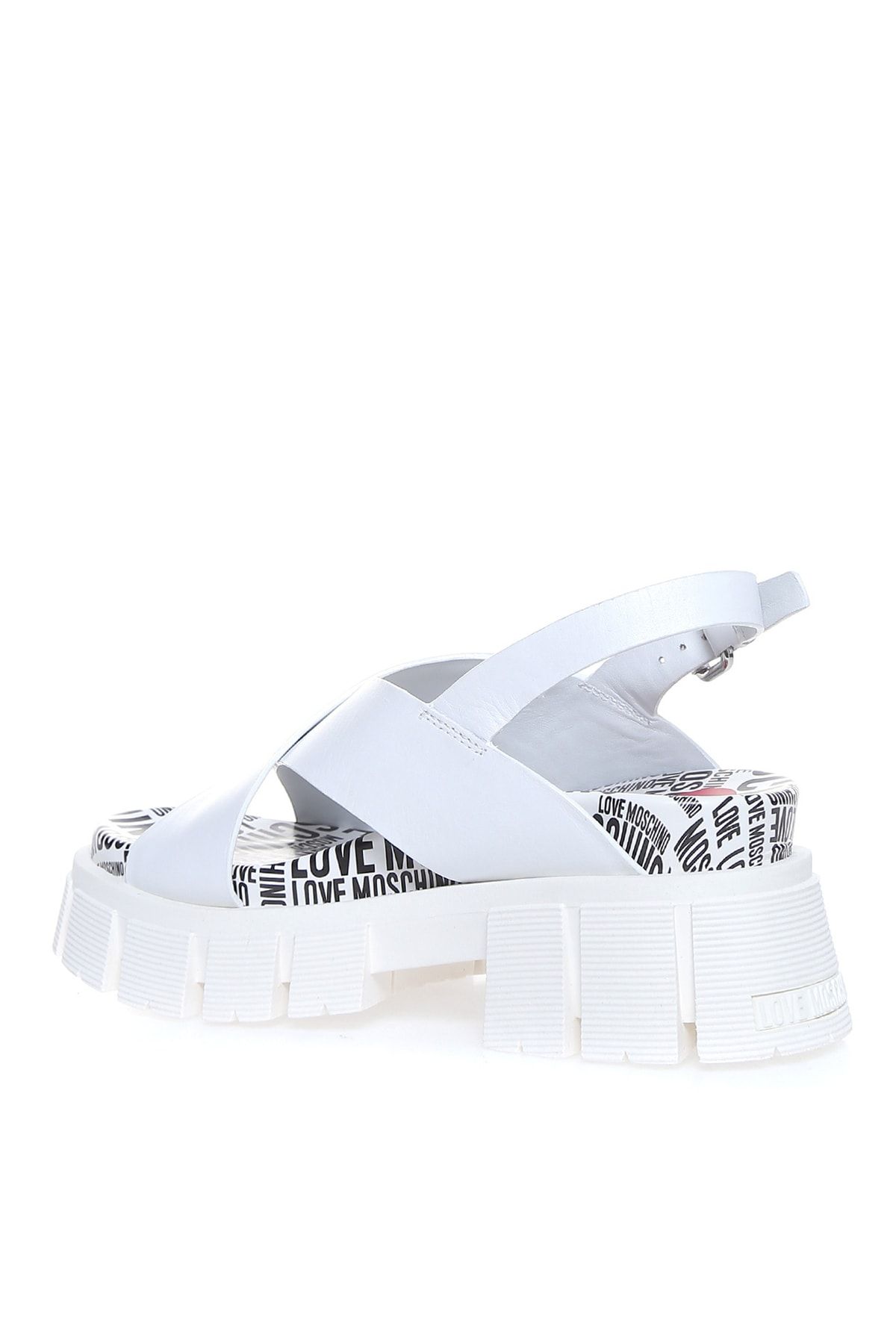 Love Moschino-Sandale albe - 40 de modele 2