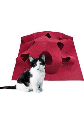 Lucy Kedi Tüneli Fonksiyonel Evcil Hayvan Oyuncağı Büyük Boy Kedi Yatağı TYC00480941107