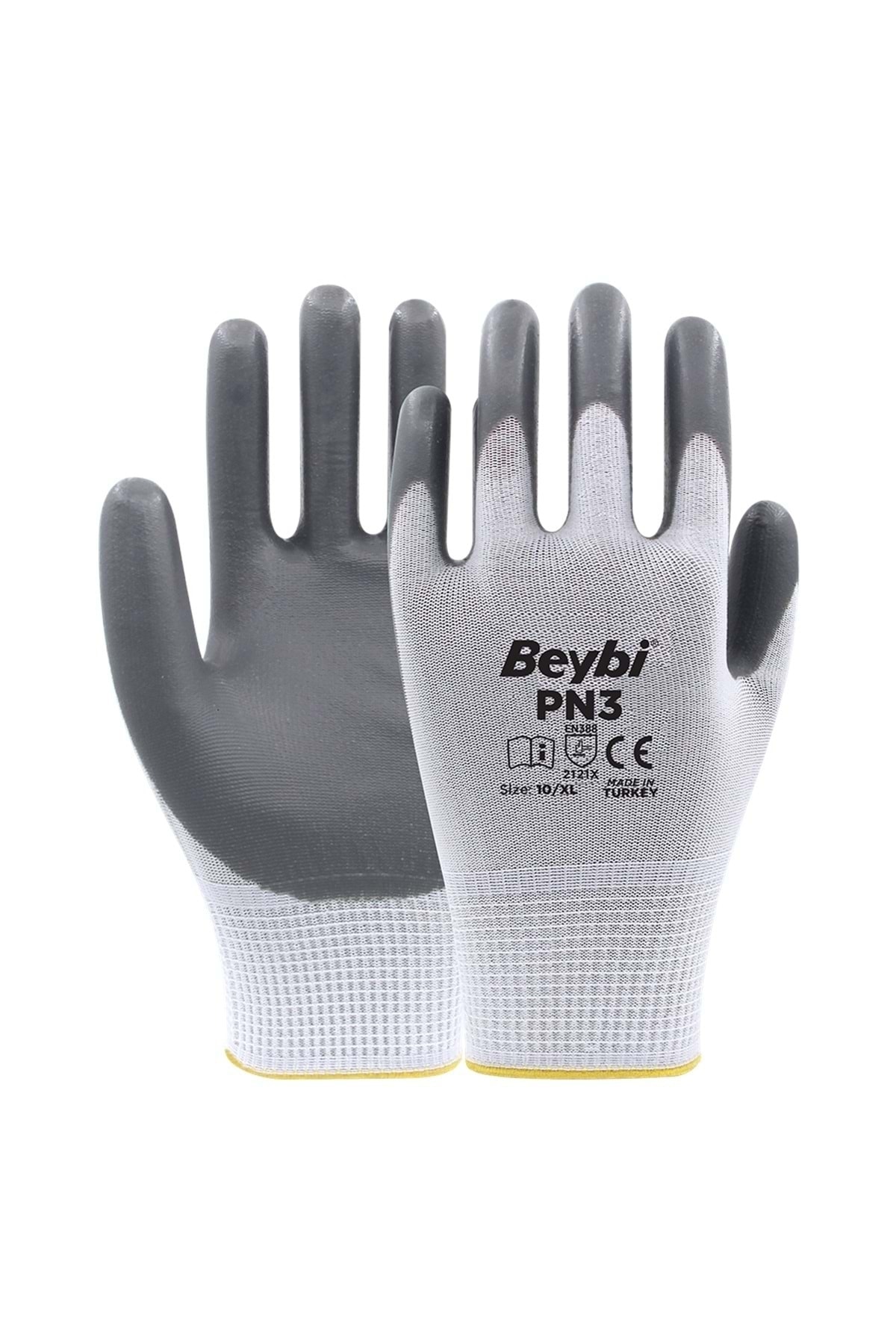 Beybi Iş Eldiveni - Pn3 Gri