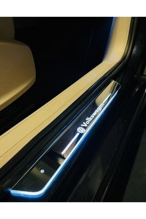 Volkswagen Işıklı Pilli Ledli Sensörlü Kapı Eşik (beyaz Led) beyazışık7