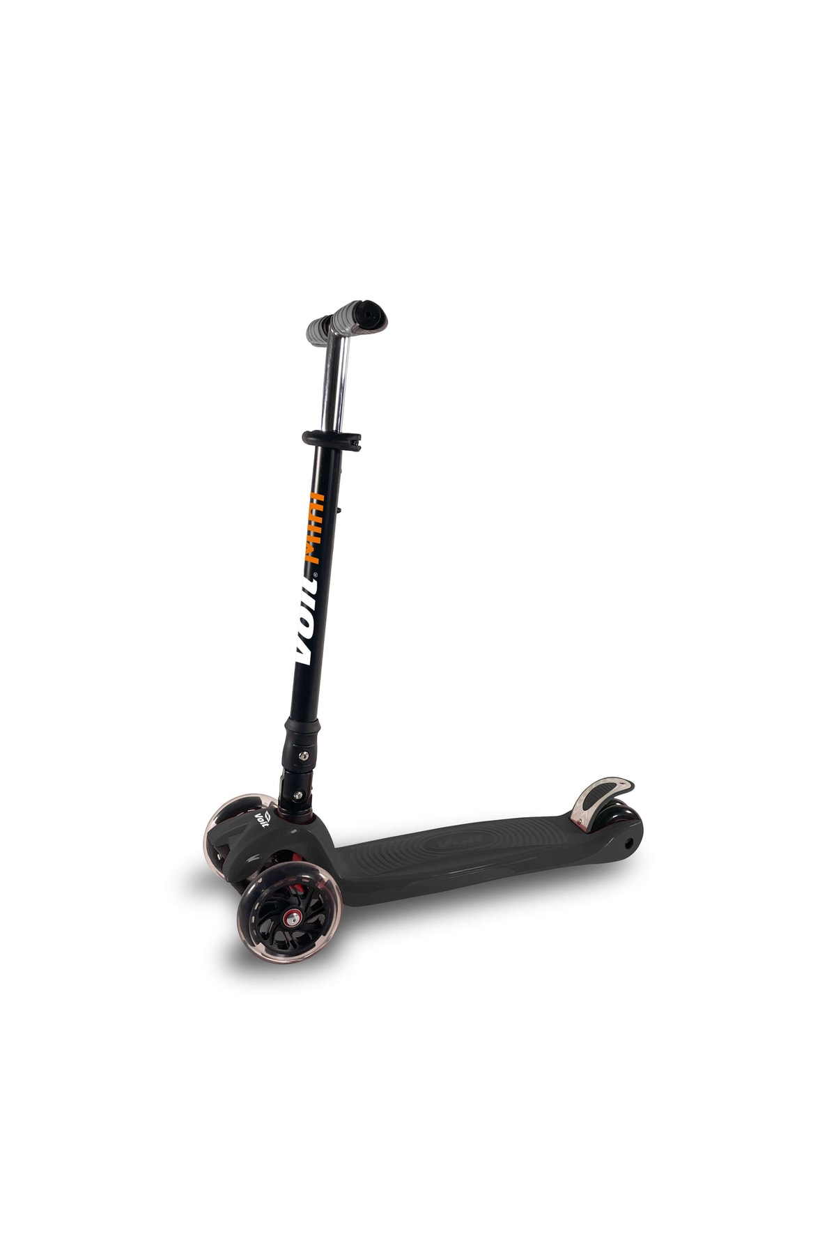 Voit 3 Teker Katlanabilir Işıklı Mini Scooter - Siyah