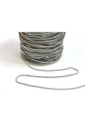 Gümüş Renk Kaplama Asansör Bileklik Zinciri ( 1 Metre ) kupzincir-gumus
