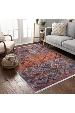 Halı Nakkaş Serisi 5023a Kahve Özel Kabartmalı, Yıkanabilir, Dekoratif Kilim-180x280 LOUIS CASA CAPELLA NAKKAŞ 5023A KAHVE