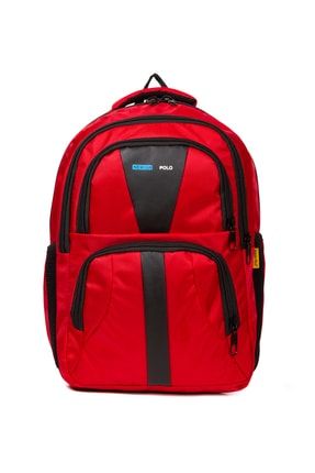 Kırmızı Unısex Sırt Çantası Bag Pack (laptop,notebook,okul,yürüyüş,seyahat.trekking,spor),(35x48cm) NWP-BAGPACK