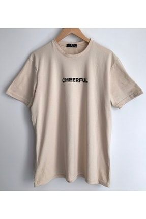 Erkek Oversize %100 Pamuklu Kısa Kollu T-shirt 1018