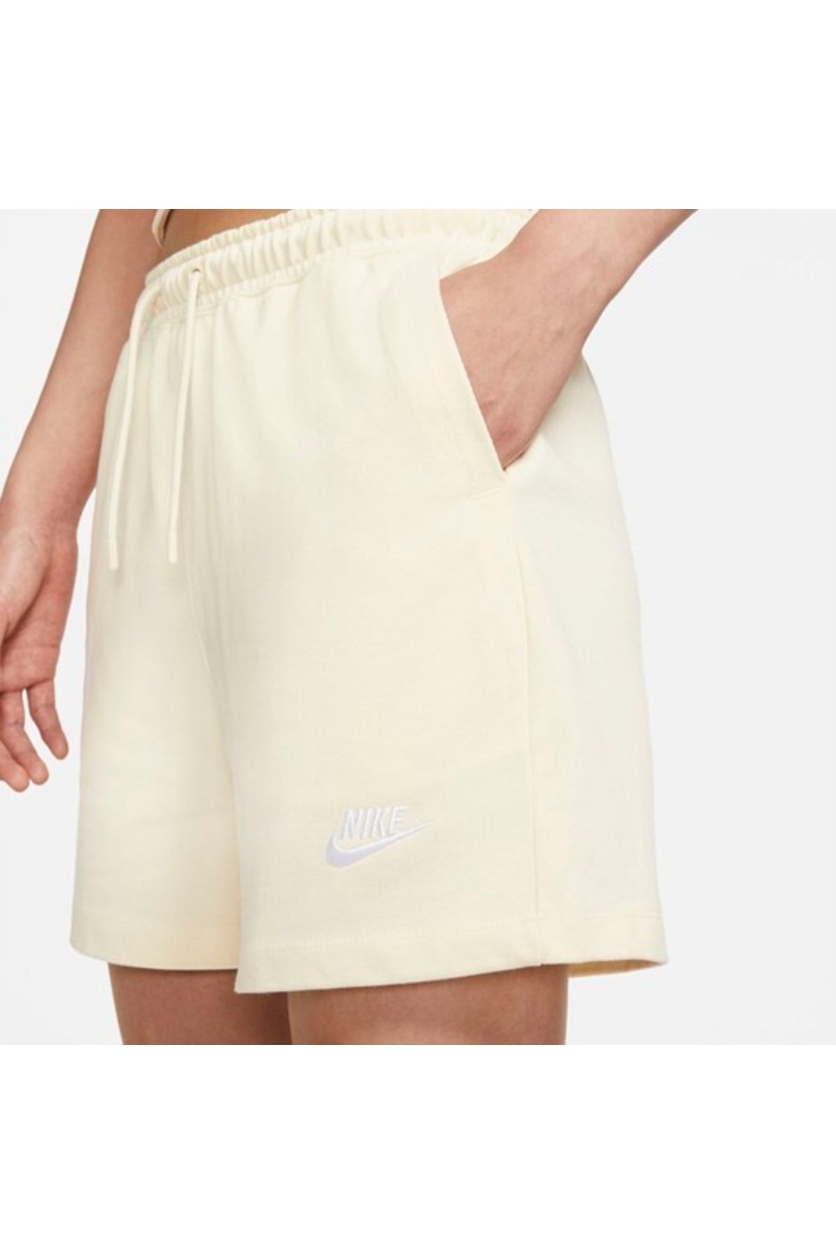Nike Sportswear Jersey Women's Shorts - Yellow #cj3754-113 - Trendyol