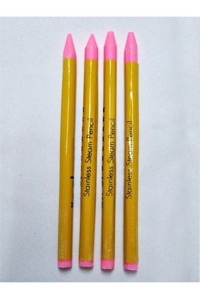 Buhar Ile Uçan Çizgi Kalemi Renkli (4 Adet Pembe) Sabun Kalem 4PEMBEsabunKalem