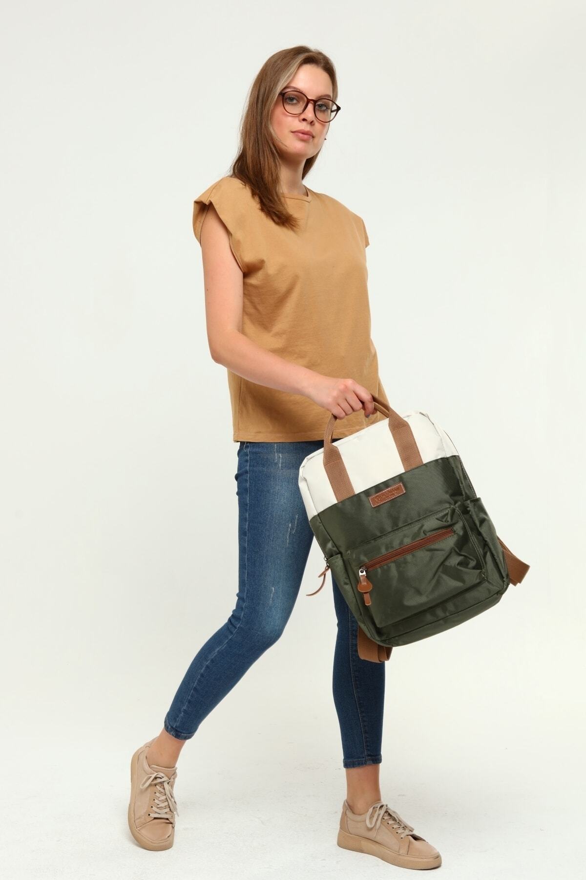 کوله پشتی زنانه سفید Ramsburry | pr2 اورجینال - تصویر 4