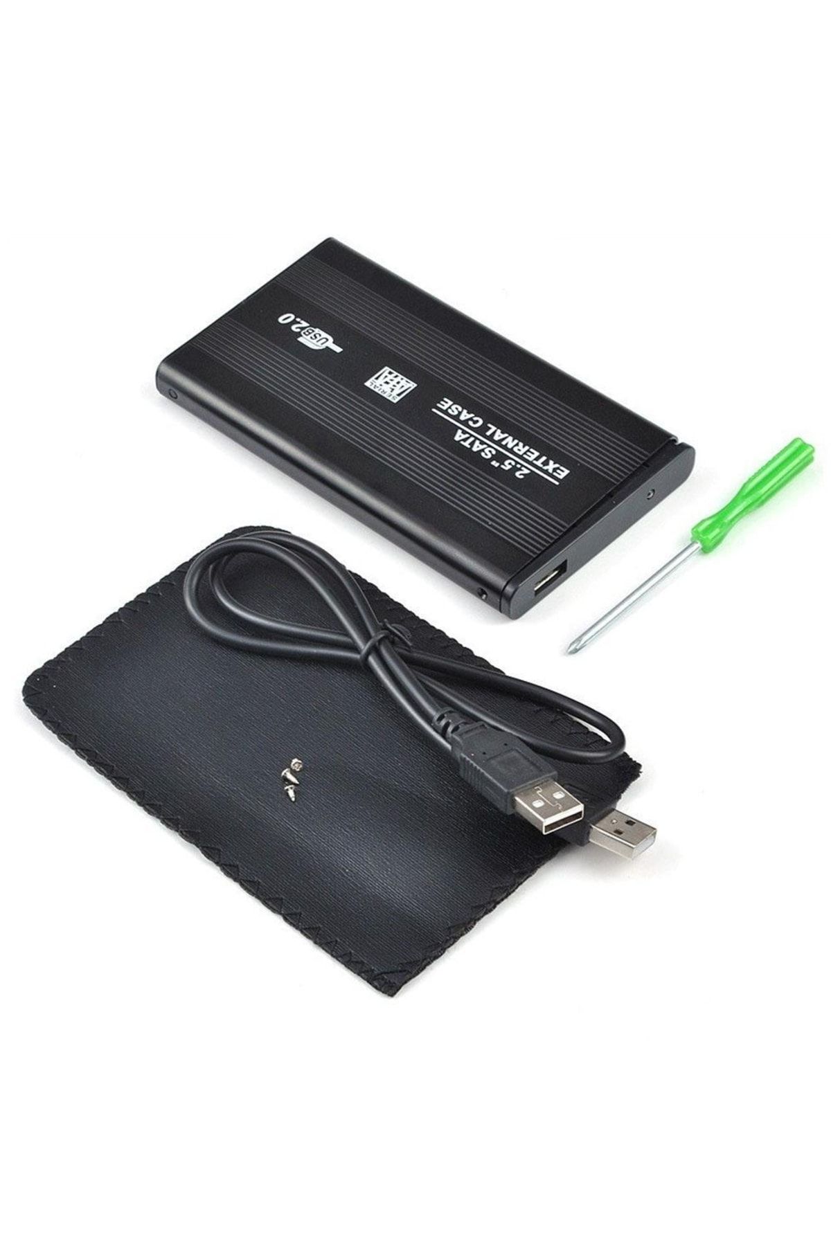 aogo Usb 2.0 Sata 2.5 Harddisk Kutusu + Kılıf Metal Harici Disk Kutusu