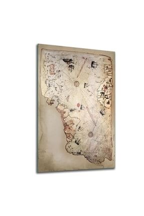 Piri Reis Dünya Haritası Cam Tablo Dcv-1552 DCV-1552
