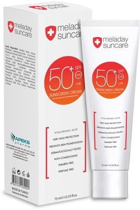 Meladay Suncare 50+ Güneş Koruyucu Ve Krem 75 Ml. ST01105