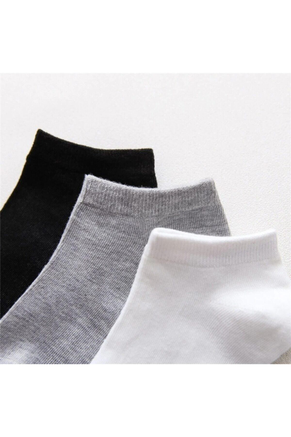 BGK-Ciorapi de vară unisex, 5 piese, foarte confortabile, albe 2