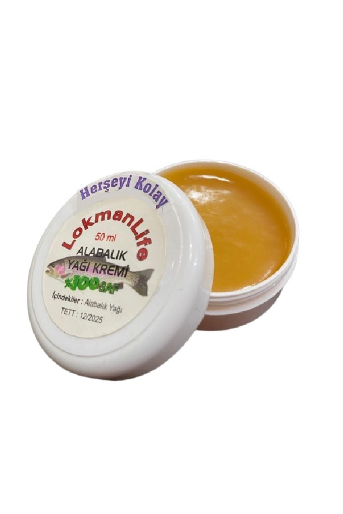 Herşeyi Kolay Alabalık Yağı Kremi Balık Yağı Kremi Saf Katkısız 50 ml