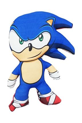 Sonic Figürü Büyük Boy Içi Dolgulu Bez Oyuncak Sonic 40cm. TL-529