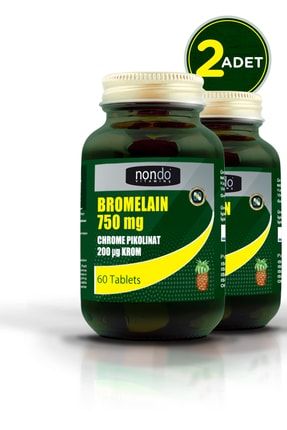 Bromelain 750mg & Krom Pikolinat 60 Tablet 2 Adet TYC00484007759