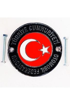 Türkiye Cumhuriyeti Otomobil Federasyonu Paslanmaz Döküm Panjur Arma TCOTOFEDERASYON