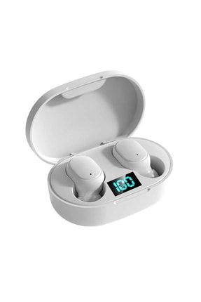 Iphone 7, 8 Uyumlu Blutut Kulaklık Mikrofonlu Şarjlı Kablosuz Kulaklık Beyaz Uyumlu-Ae6s-3
