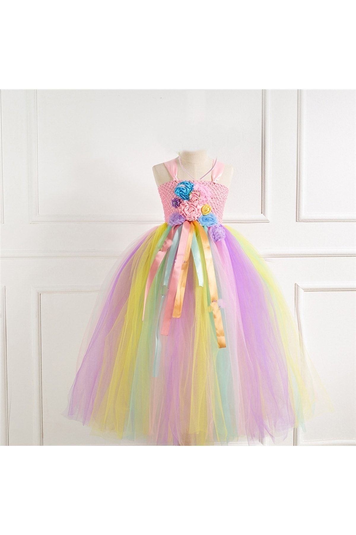Kız Çoçuk Unicorn Elbise,prenses Elbise,doğum Günü Unicorn Elbise,tütü Elbise