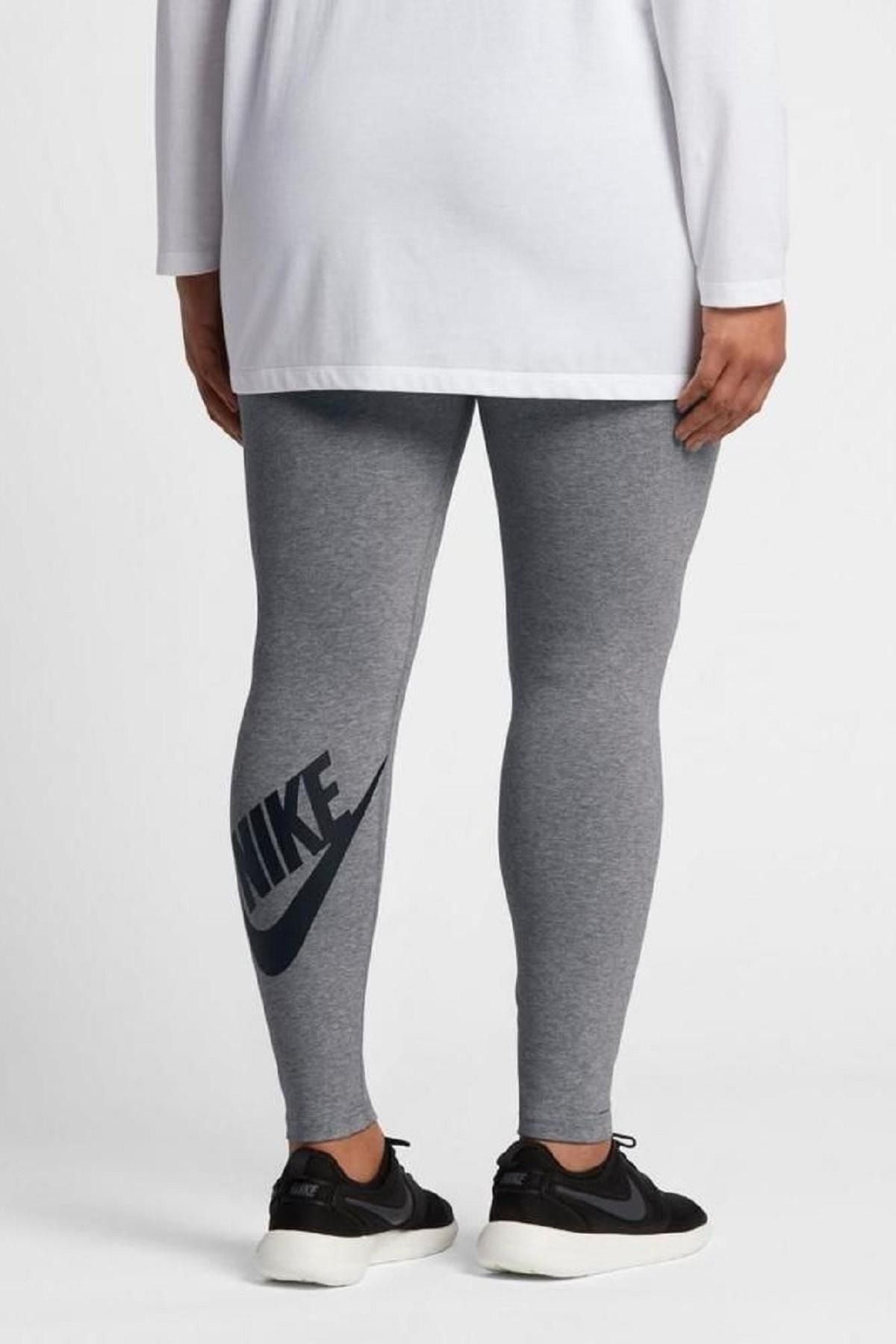 Nike Sportswear Essantial Leggins Clup Big Size Gray Leggings