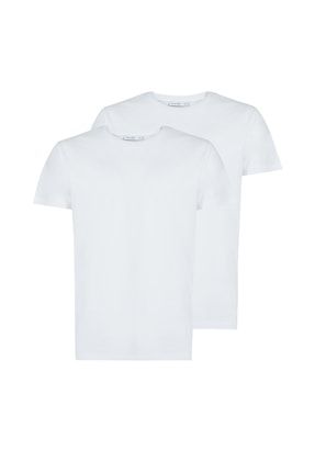 Utah Slim Dar / Slim Beyaz 2'li T-shirt UTAH22042022