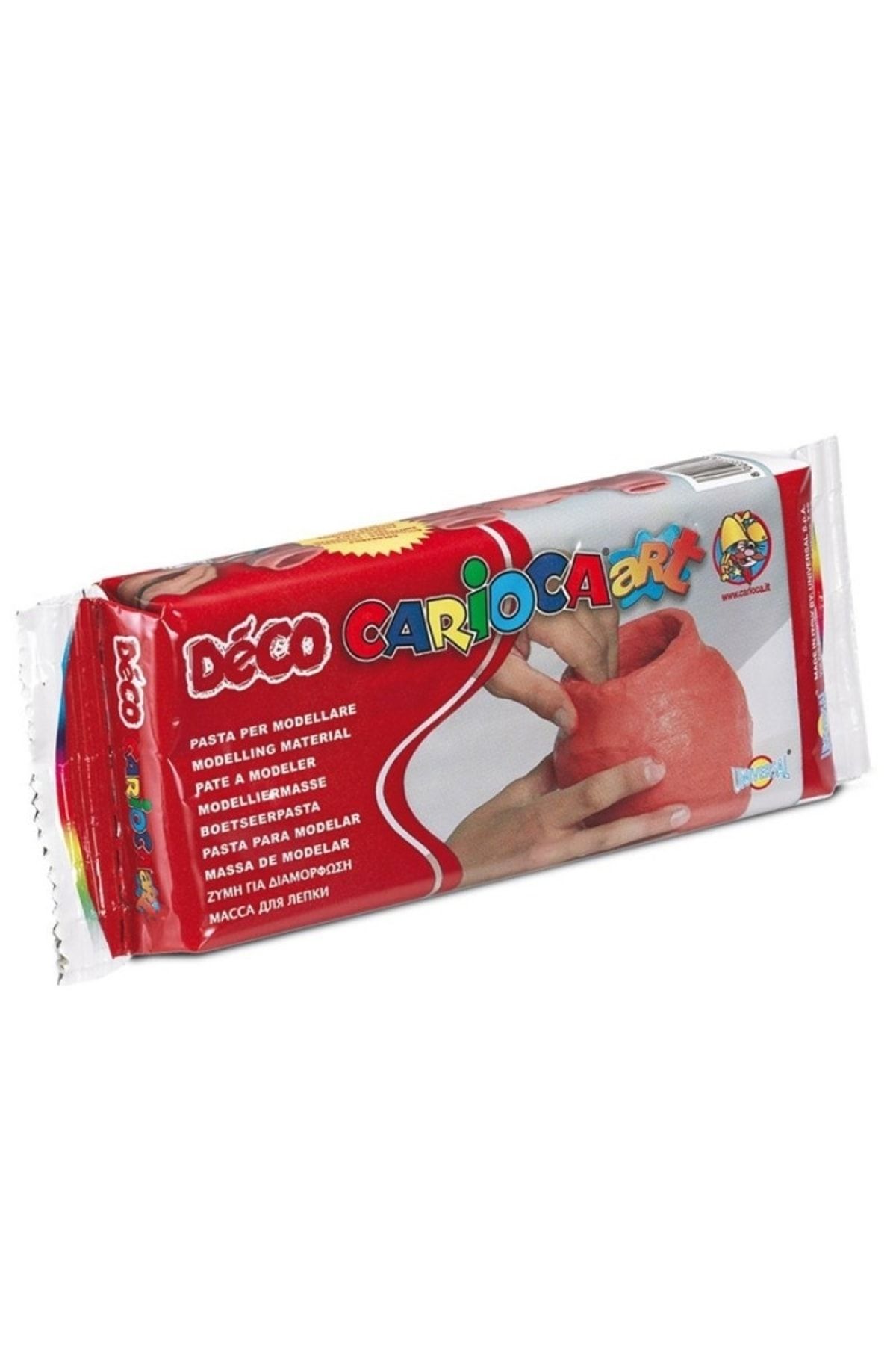 خمیر بازی چند رنگ سرامیکی دکو قهوه ای 500 گرم Carioca