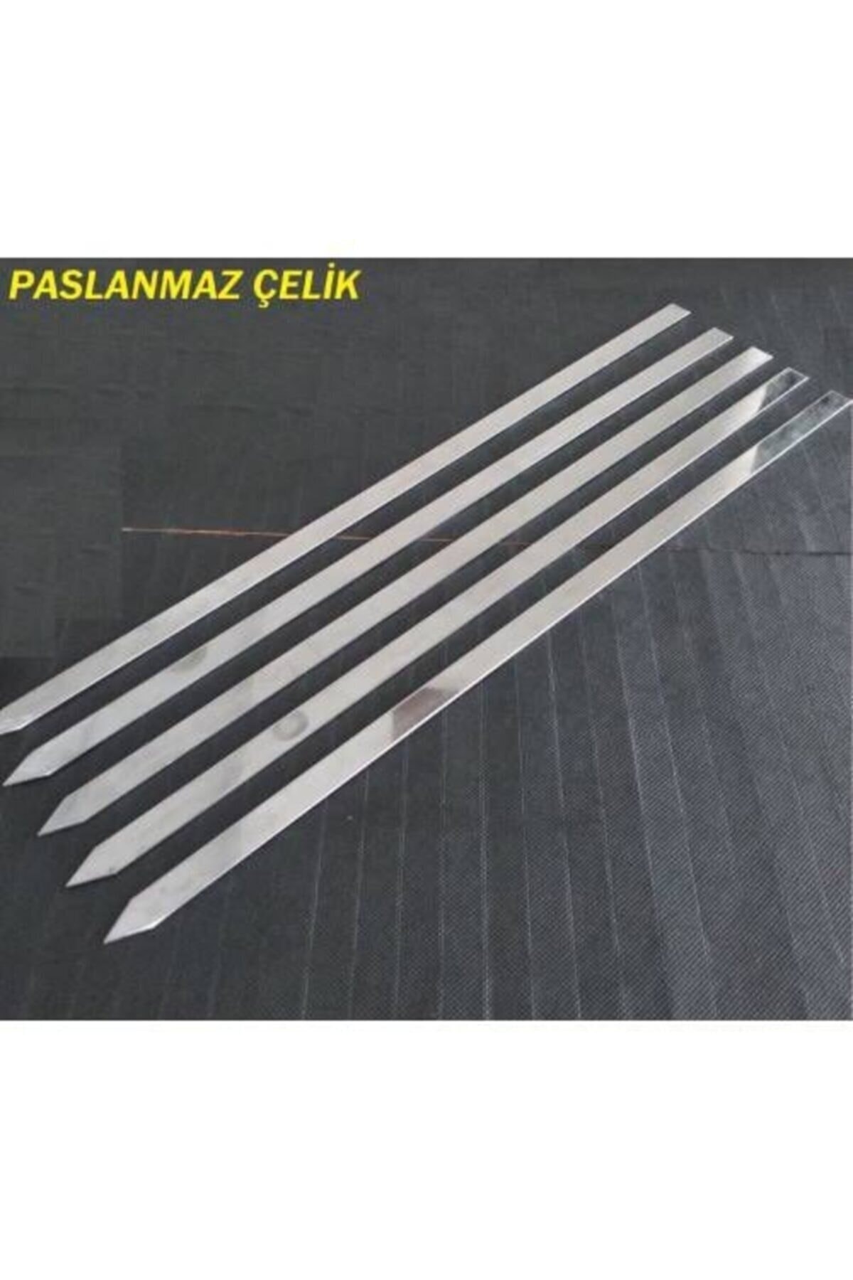 Genel Markalar Ömürlük Paslanmaz Çelik Adana Kebap Şişi 8 Adet Kıyma Adana Kebap Şiş
