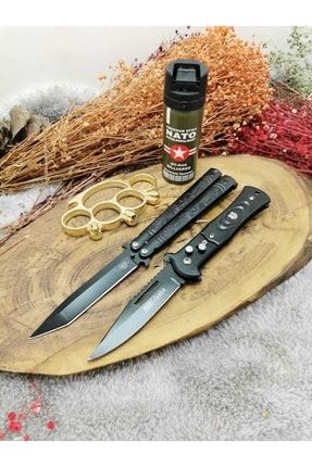 4 Parça Kamp Outdoor Bıçak Set KLBK454617