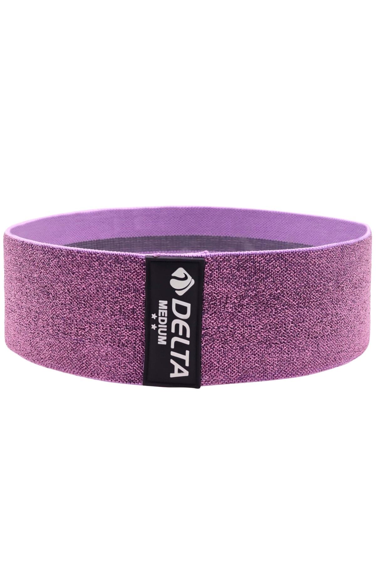 Delta Orta Sert Squat Bant Pilates Fitness Kalça Egzersizi Direnç Bandı Lastiği (Uç Kısmı Kapalı)