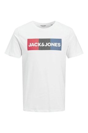 Jack&jones 12158505 3 Renk Cızgılı Jack&jones Yazı 0 Yaka K. 1YETSBS30663BEY