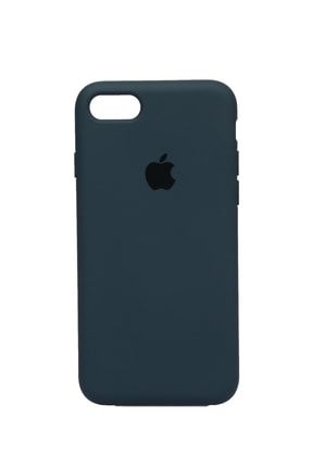 Iphone 7 Uyumlu Altı Kapalı Logolu Lansman Kılıf Kapak Pasific Blue CLL0001
