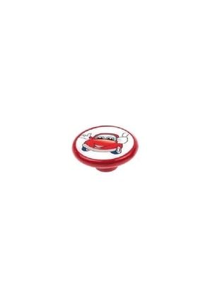 Çocuk Odası Kırmızı Araba Dolap Mobilya Düğme 55 Mm 1 Adet (sert Plastik) TYC00485207537