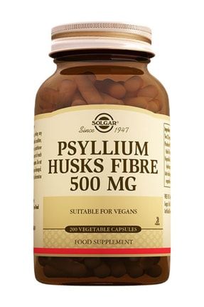Psyllium Husks Fibre 200 Kapsül (pisiliyum Pisilyum Pisillium Pisilliyum) hizligelgicom11148
