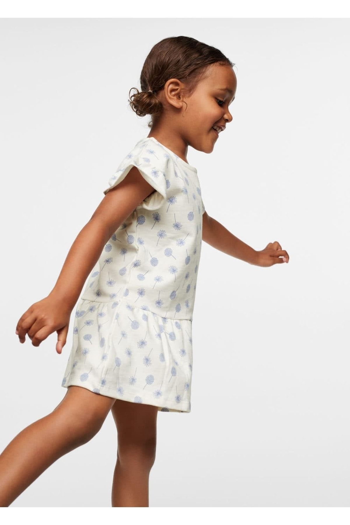 MANGO Baby لباس نخی طرح دار