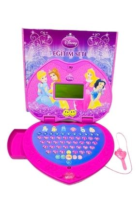 Disney Prenses Eğitici Ekranlı Laptop Çocuk Bilgisayarı Orijinal Lisanslı Prensesler laptop