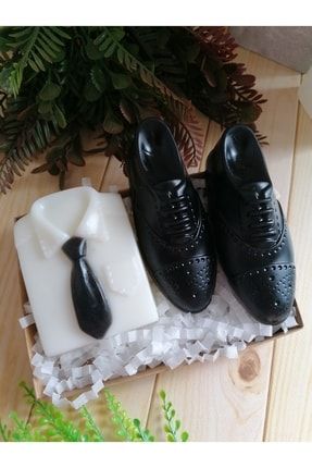Hediyelik Erkek (ayakkabı) 3'lü Set Sabun - Dekoratif,kullanılabilir,el Yapımı,doğal,kokulu ERKEKAYAKKABI
