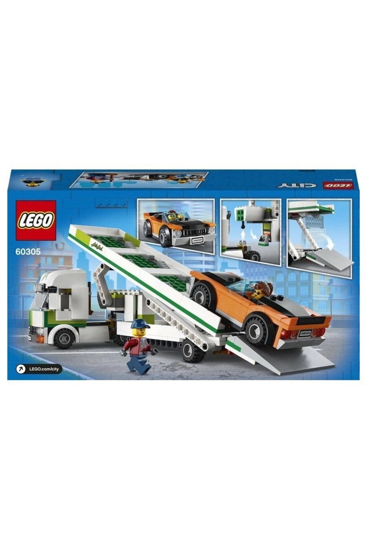Lego city car carrier online