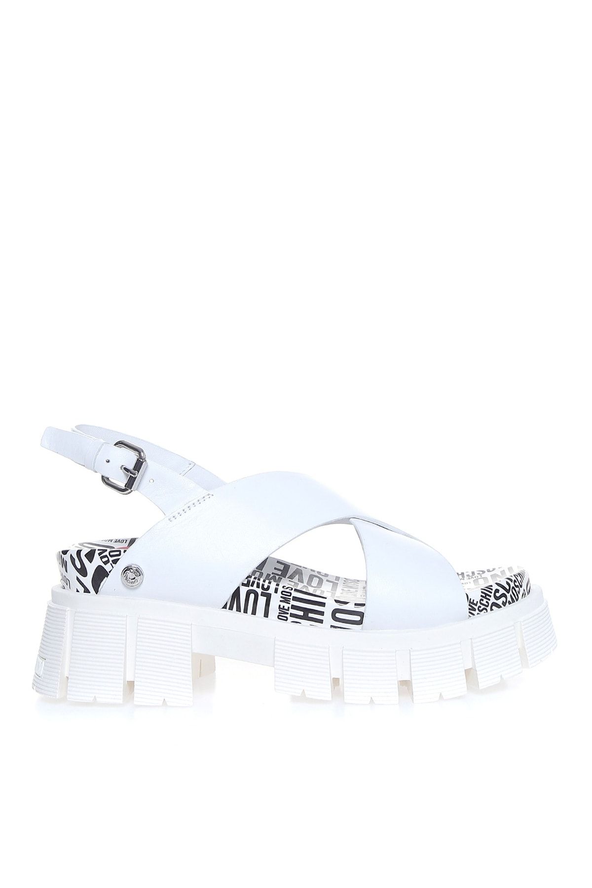 Love Moschino-Sandale albe - 40 de modele 1
