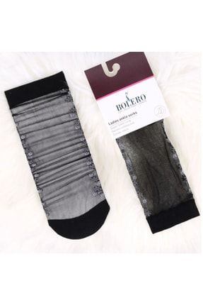 Çiçekli Kadın Soket Çorap İG51