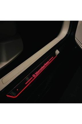 Mercedes-benz Işıklı Pilli Ledli Sensörlü Kapı Eşik (kırmızı Led) kırmızışık5