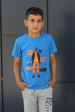 Walk Str Baskılı Pamuklu Erkek Çocuk T-shirt F1225343