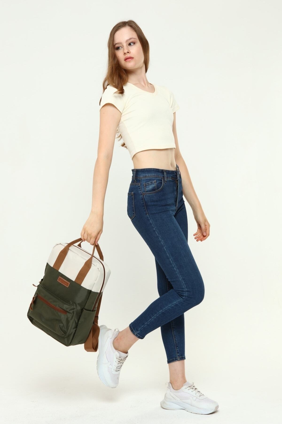 کوله پشتی زنانه سفید Ramsburry | pr2 اورجینال - تصویر 7