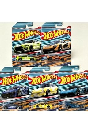 Die Cast Seri 5'li Set Hotwheels Diecast Seti 5 Mustang Mclaren Acura Porsche Koenigsegg Diecast5