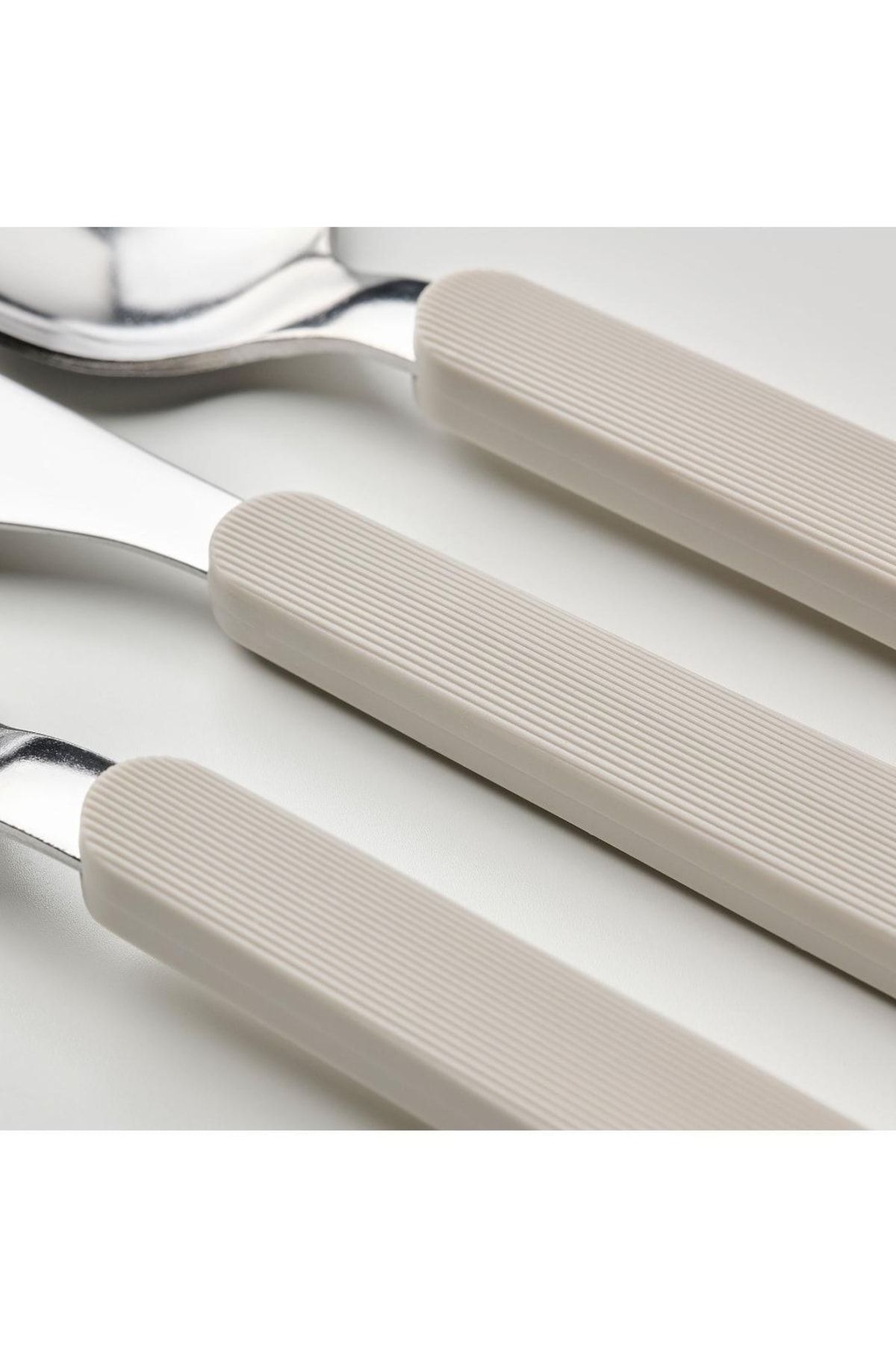 IKEA Upphojd Çatal Bıçak Kaşık Seti, Bej, 16 Parça PH8243