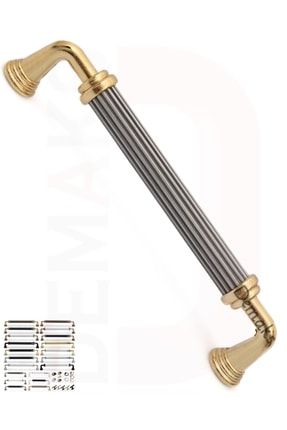 Melis Antik Gümüş-altın 128mm (1ADET) Lüks Mobilya Dolap Çekmece Kulpu TYC00235190313
