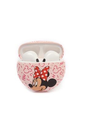 Minnie Mouse Mikrofonlu Kablosuz Bluetooth Kulaklık Tüm Markalar Uyumlu MinnieMouse-TWS