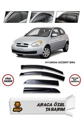 Hyundai Accent Era Uyumlu Cam Rüzgarlığı 4lü Takım PRA-5752204-3542