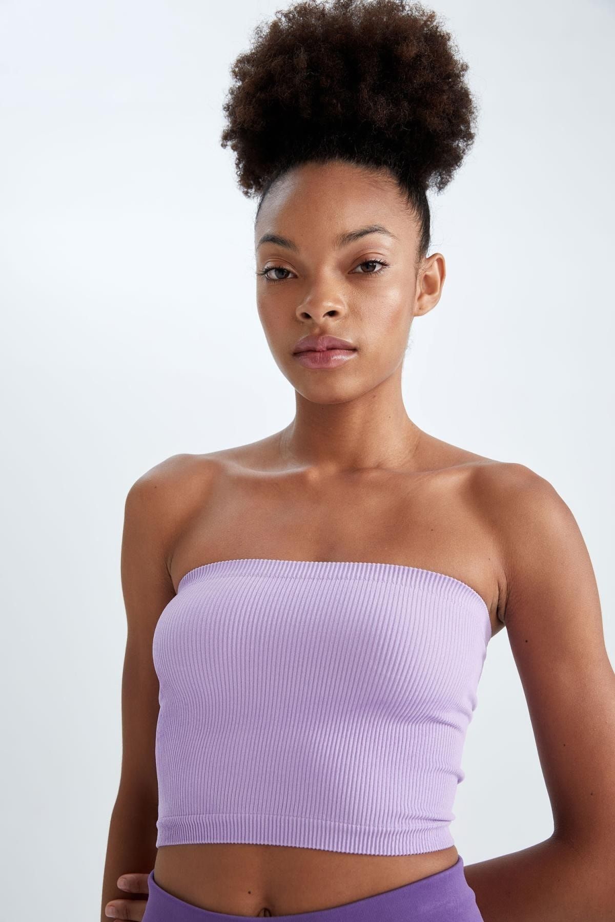 DeFacto Sport-BH Lila Unifarben